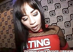 Ladyboy Nam Getting Barebacked & Creampied