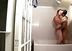 Crazy oral after a shower