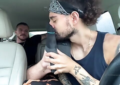 Car Sock/foot Worship