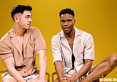 Interracial Heat With Dark Hair - Isaiah Taye And Nico Coopa
