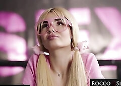 ROCCO SIFFREDI - Lustful Luna Bbunny Takes Monster Dong Hardcore - Live Podcast Pounding