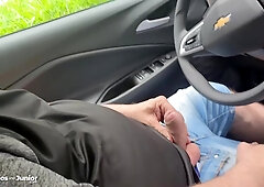 Dad Getting Bj'ed off by His Dude in the Van