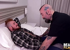 BEARFILMS Inked Jay Behr Thirsts Mac Curtis Wild Man sausage