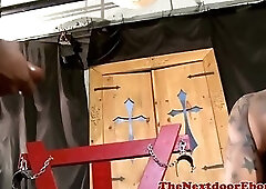 Muscled black jock gets cocksucked