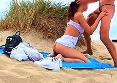 Cock hungry wife rammed deep and rough doggystyle outdoors