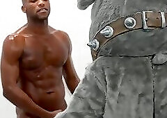 Grant grabs a taste of Andre's black long pole