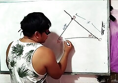 Chinese students getting taught the ropes of sex by their muscular teacher Azaghal