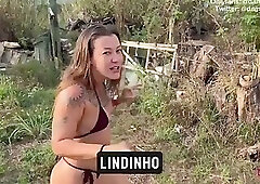 I fucked the naughty little slut at the waterfall.