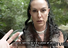 Mature4k. Texas Patti is having naughty kinky sex in the czech forest