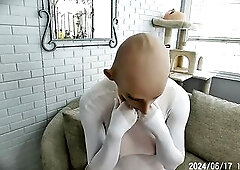 Reni Rona Pt4! Tucking away your girlfriend's rubber rod and unmasking her rubber face!