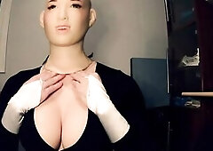 Sheli to Happi! Masking in female mask Happi!