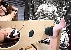 (FULL MOVIE SCENE) Cute T Male gets feet tickled and vibed to Climax