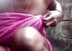 SEXY WOMEN ALMOST CAUGHT BY NEIGHBOUR WIFE SPOUSE WHILST DESPERATELY PEE OUT DOOR ASMR