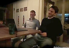 gay grandson jerking off with his REAL grandpa