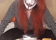 Goth Femboy Give Thanks By Fucking Thanksgiving Dinner