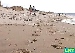 Horny latinos enjoy bareback fun at the beach hardcore