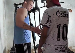 2 gay-for-pay boys teaching together it was super-steamy they got bare