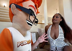 Rhae Woods the Hot Black Maid Swallowed My Load After Doggystyle