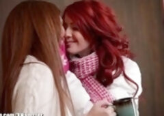 Beautiful girl seduced her best friend and made love with her until they both got satisfied