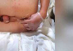 Enema For Somen Noodles. A Pervert To Taste In The Anus