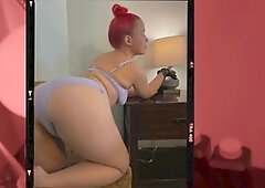 Spouse's wish for underwear photoshoot with redhead wife Noodie Foodie