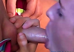 Stunning gay has a mouth made for swallowing boners