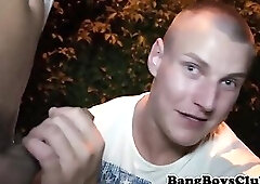 Facialized Handsome Euro Tugging Hard Cock Romania