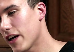 College hotties Tristan Hunter and Steven Lee fuck in the kitchen