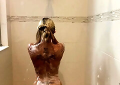 Blondes That Love Glass Dildos Masturbate Solo