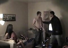 Naughty teen slut sucks