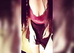 Nasty Housewife Squirts in the Kitchen and Splashes the Table Ginnagg