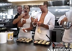 NAKEDSWORD Dakota Payne And Josh Moore Kitchen Hook Up