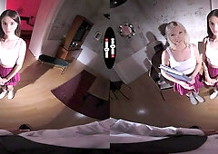 Liz Ocean & Azazie Skymm VR Porn: The Homework - DarkRoomVR