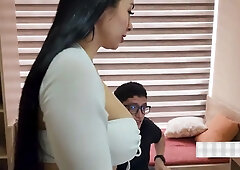 Stepmother Fantasy nerd fuck huge latina untill cum hard - , Sylvana Lee