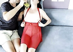 Real attraction. The stepmother widen her legs. Sexy Homemade Amateur