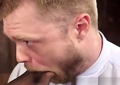 Dude worships trannys stockings