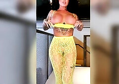 Christy Mack undress tease