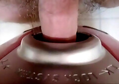 The vacuum cleaner crevasse and jizz flow inwards (Amateur Fucky-Fucky, Amateur Bang-Out)