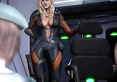 Resident evil virus turns chicks into futanari chicks needing sex