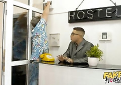 Sexy brunette teen Nikki Fox nicely fucked by two hard cocks