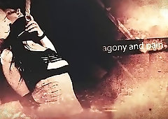 Babe tied up and choked by her cruel horny master