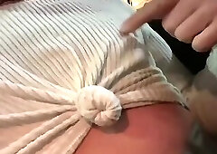 RISKY FLASHING PANTIES ASS and COCK Crossdresser CLITTY