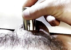 My teeny small micro ramrod banging a socket