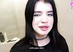 A sexually excited alternative cutie was drilled in a Mc throne room.