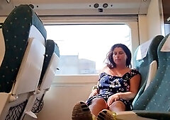 Outdoor, big boobs, flashing pussy