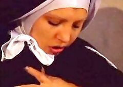 A lustful nun cannot sleep until that babe receives a helping hand