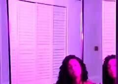 Jasmine Lotus Mirror Play With Dildo