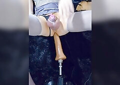 SCREW MACHINE CHASTITY HANDS FREE