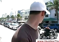 Black biker goes home with a white guy