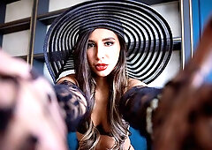 Gorgeous dick-riding session with a hot brunette Gianna Dior